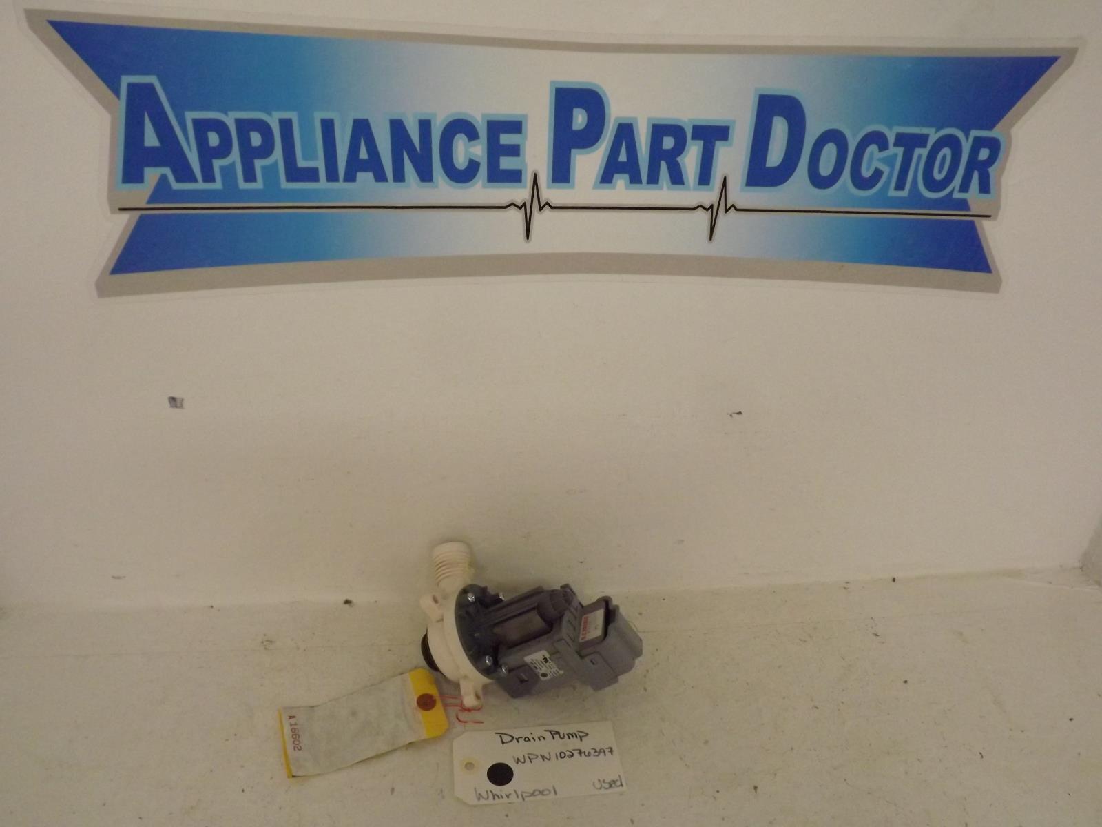 Whirlpool Washer WPW10276397 Drain Pump Used Whirlpool Washer WPW10276397 Drain Pump Used